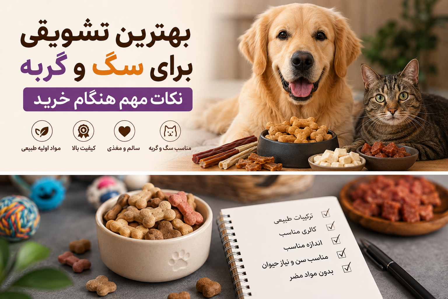 بهترین تشویقی برای سگ و گربه